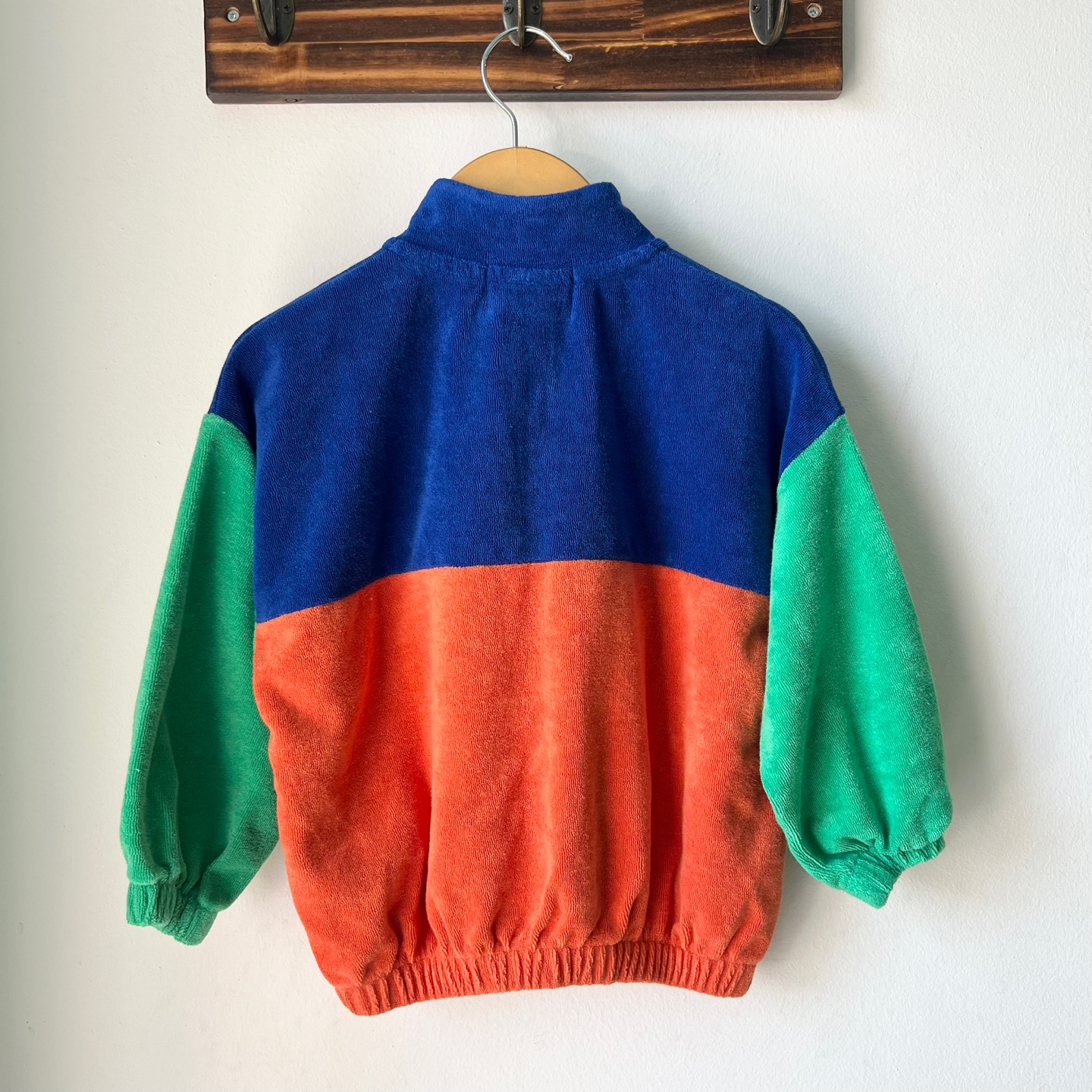 26SS 보보쇼즈 키즈 컬러블럭 플리스 하프집업 멀티 B126AC050 991 이미지 6