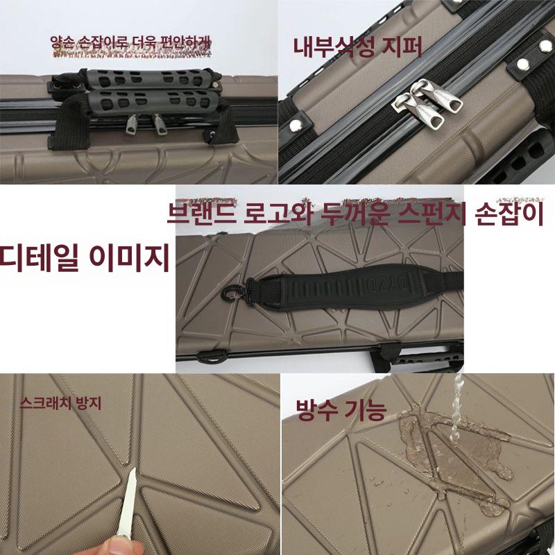 롱핀 가방 하드케이스 프리다이빙 오리발 핀백 프렌젤 길이 101cm너비 23cm두께 13cm브라운 - 상세 이미지 4