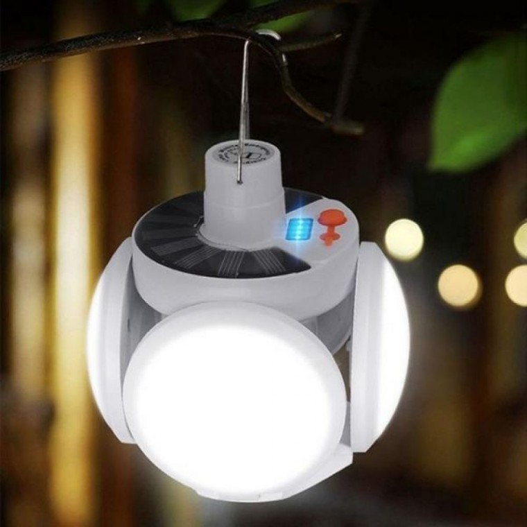 캠핑 텐트 LED 차박 태양광 라이트 랜턴 조명 충전 - 상품 이미지