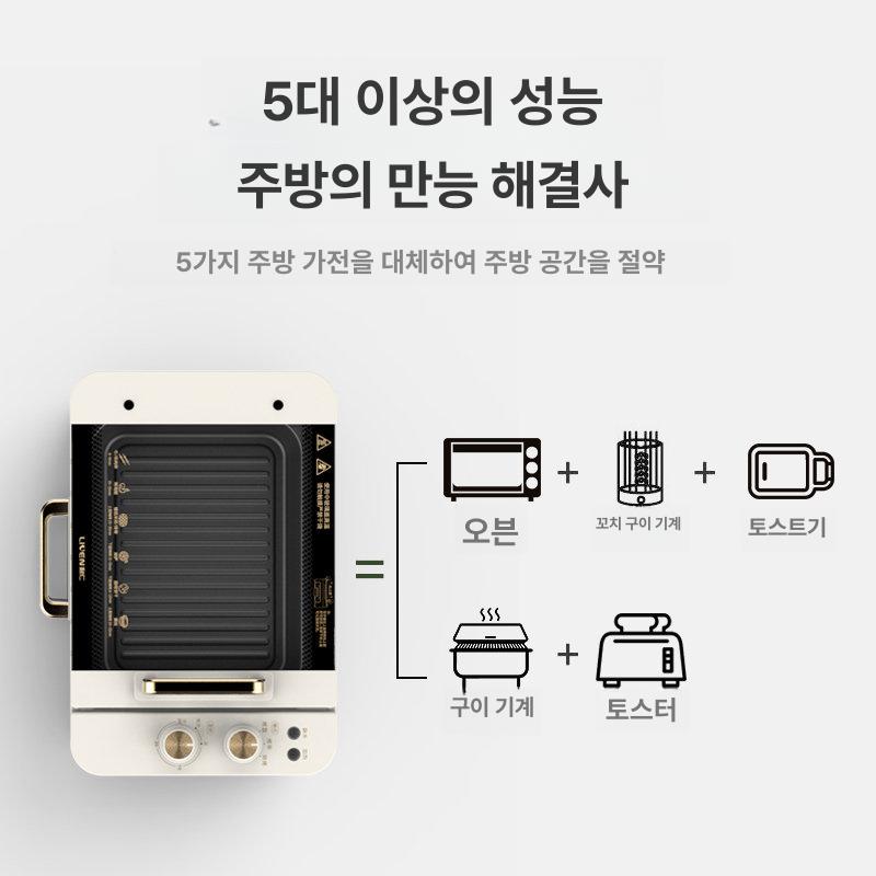 자동 회전 양꼬치 구이 그릴 멀티 기계 가정용 바베큐 야외 전기 캠핑용 업소 - 상세 이미지 5