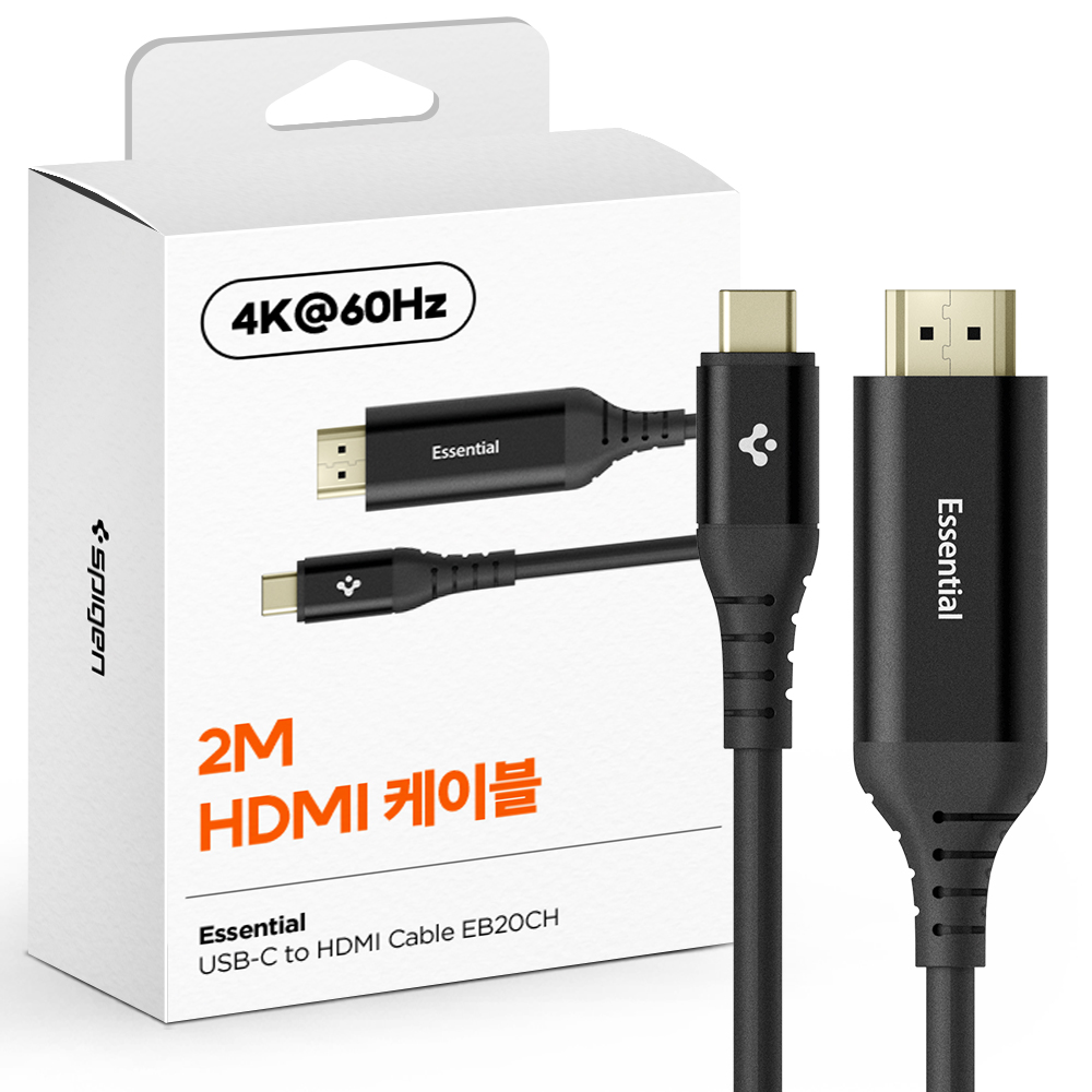 USB C타입 to HDMI 케이블 4K 영상출력 미러링 2m EB20CH - 상품 이미지