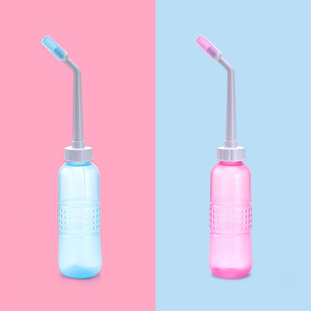휴대용 비데 수동 무전원 캠핑용 여행용 노즐 수압 조절 분사 임산부 청결 파우치 포함 - 상세 이미지 3