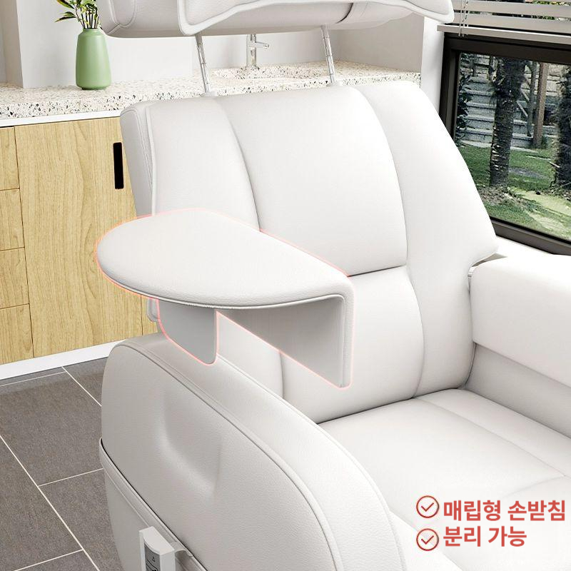 전동 리클라이너의자 네일샵 업소용 뷰티 높이조절 리프트 각도조절 가죽 소파 - 상세 이미지 4