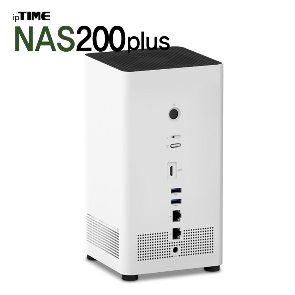 ipTIME 나스서버 NAS200Plus 2베이 개인 서버 저장장치 백업 - 상품 이미지