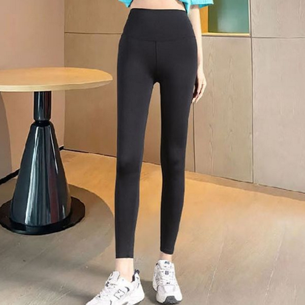 피트니스 여성 하이 웨스트 레깅스 트레이닝 여성 스판 레깅스 9부 - 상품 이미지