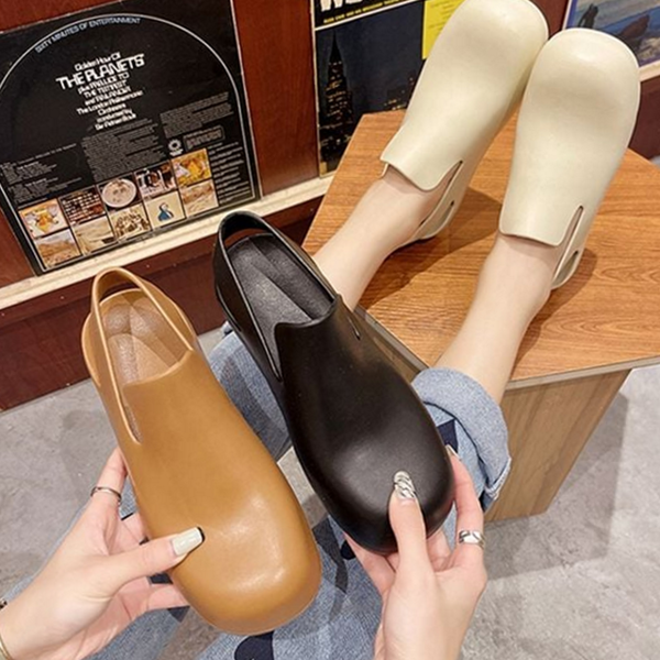 푹신한 여성 고무 슬리퍼 데일리 슬리퍼 사무실 가벼운 간편 - 상품 이미지