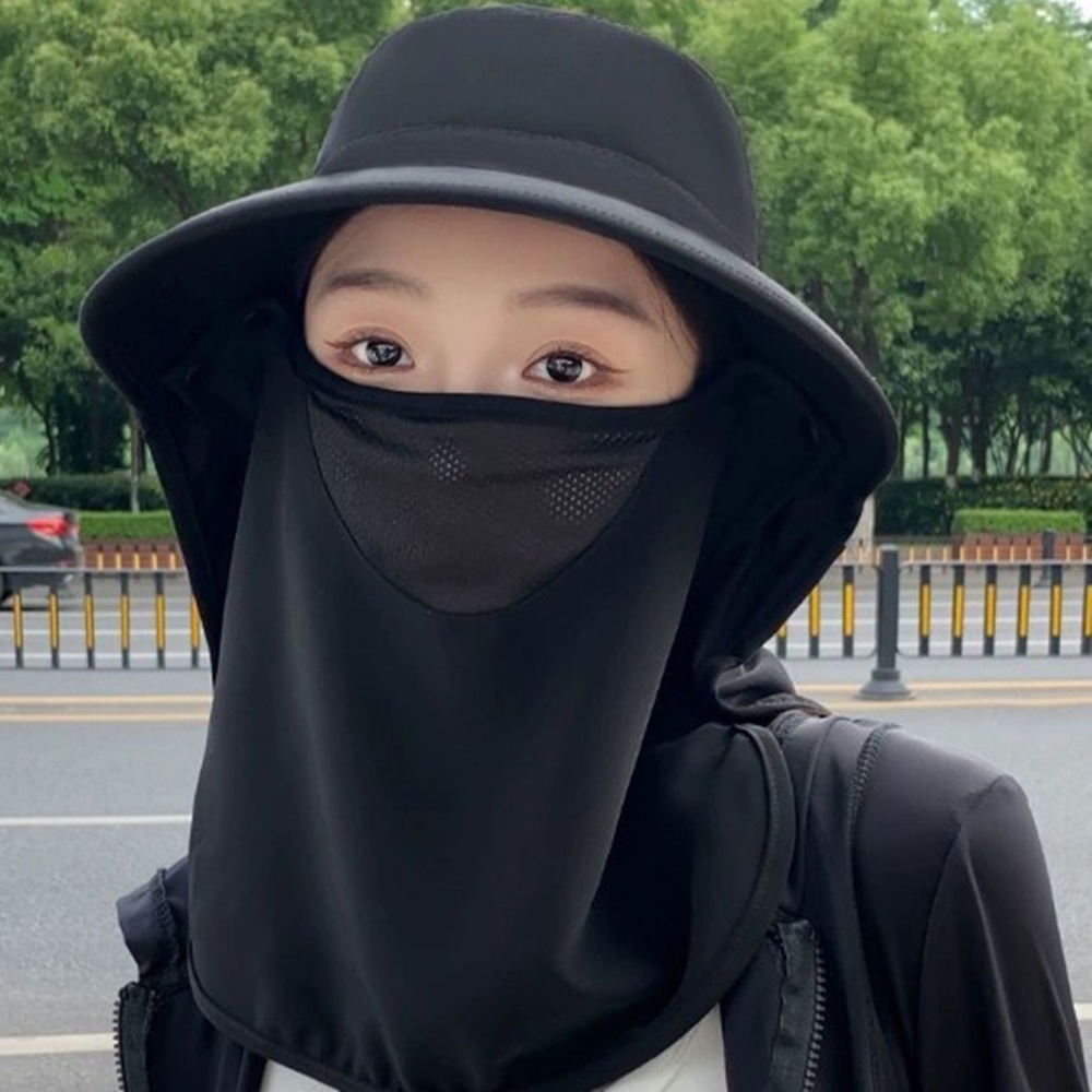 햇빛가리개 자외선차단 모자 챙넓은 농사 작업 썬캡 박대표마켓 - 상품 이미지