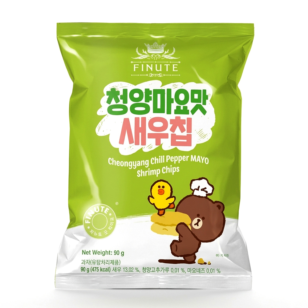 피뉴트 청양마요맛 새우칩, 90g, 1개 - 상품 이미지