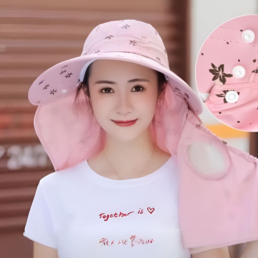 작업모자여성 햇빛가림막모자 시골 창큰 텃밭 농사용 농촌 이미지 7
