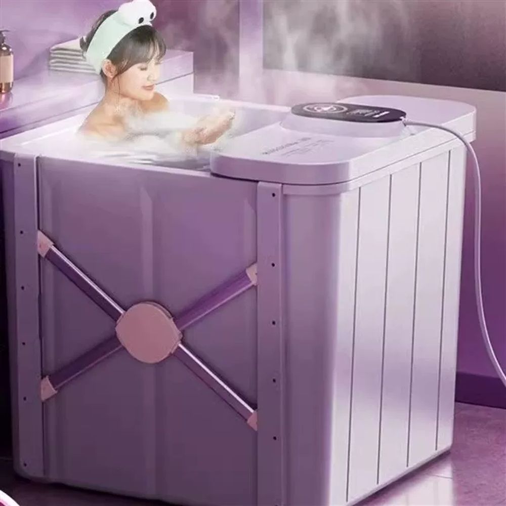 온열 욕조 접이식 찜질 대형 반신욕 폴딩 버킷 사우나 휴대용