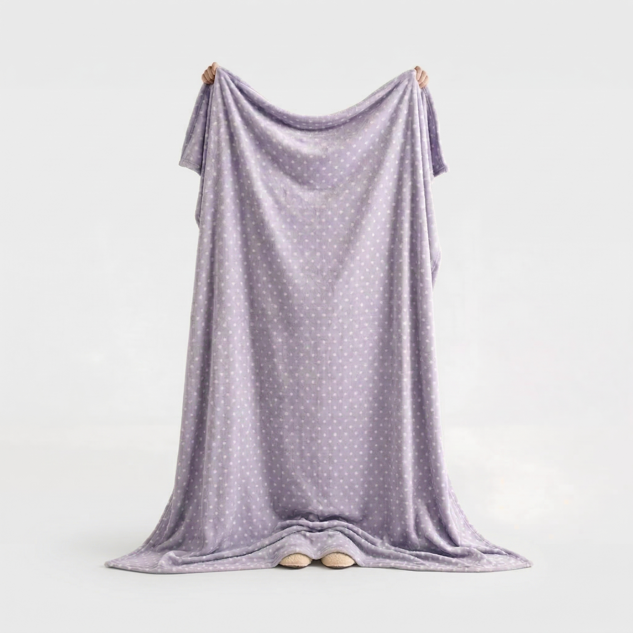 DOT EF VEL 담요 230x250 라벤더 6371.4622, 250x230cm - 상품 이미지