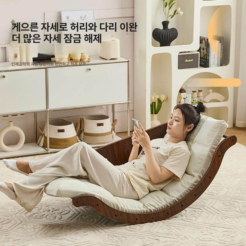 반달 스윙 소파 흔들 의자 체어 테이블 휴식 인테리어 가구 스윙소파 - 상세 이미지 2