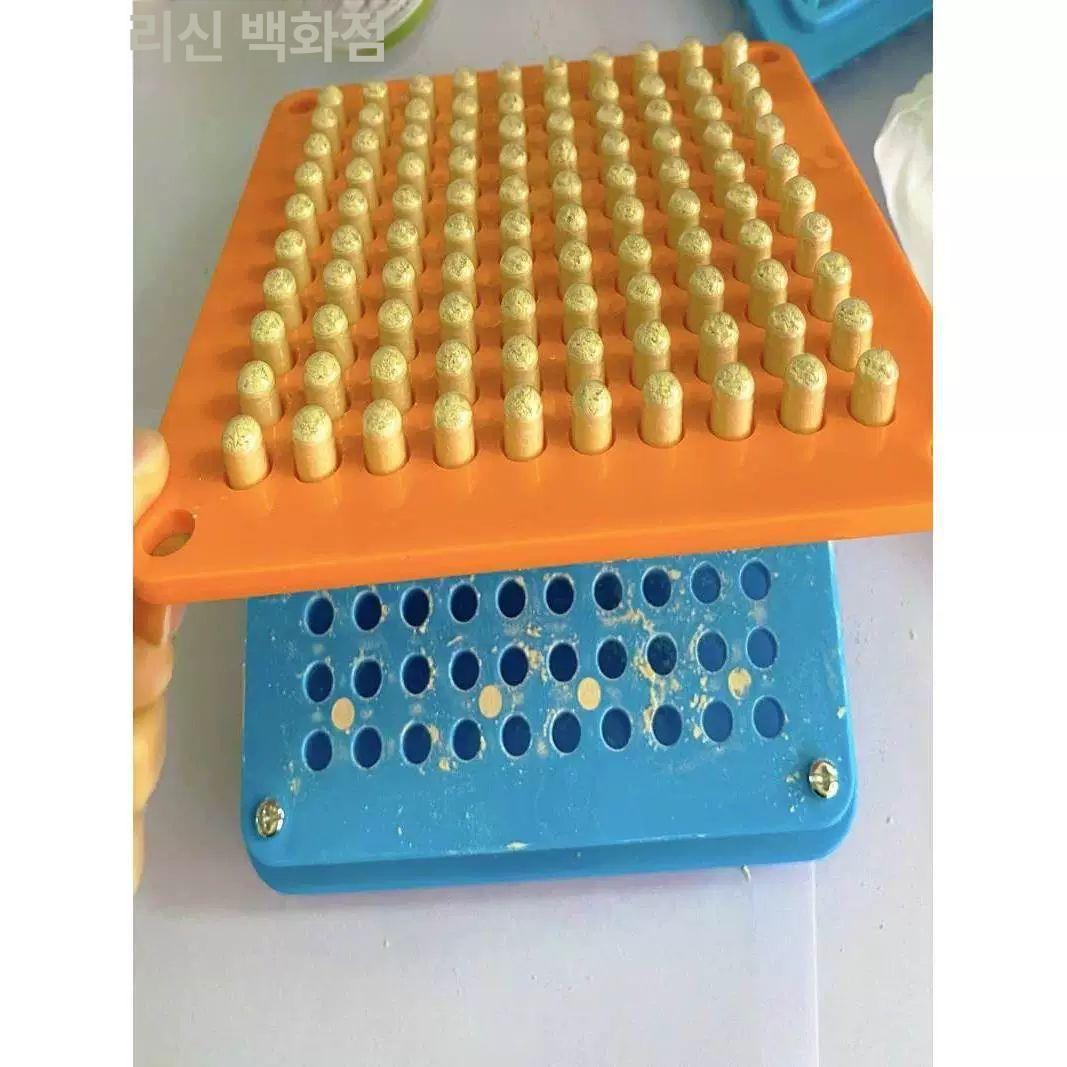 수동 충진기 400홀 공캡슐 제조기 키트 알약 가루약 의약품 캡슐메이커 홀더 이미지 6