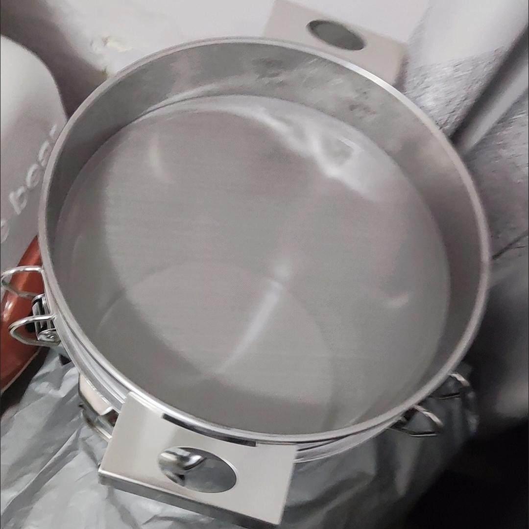 두유 거름망 스텐 참기름 채반 분리 미세 필터 소금물 지름 25cm 200 메쉬 냉유 - 상세 이미지 5