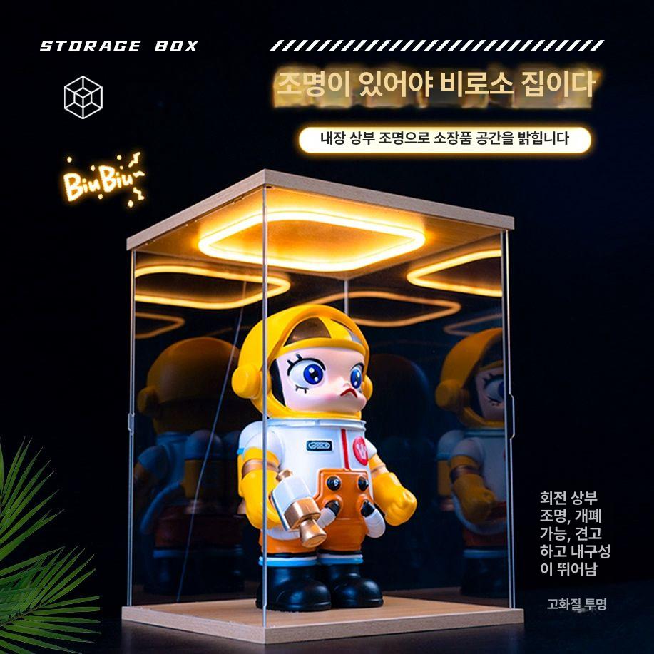 피규어 진열장 LED 초대형 디스플레이 케이스 장식품 전시 박스 무선 크리스마스 - 상세 이미지 2