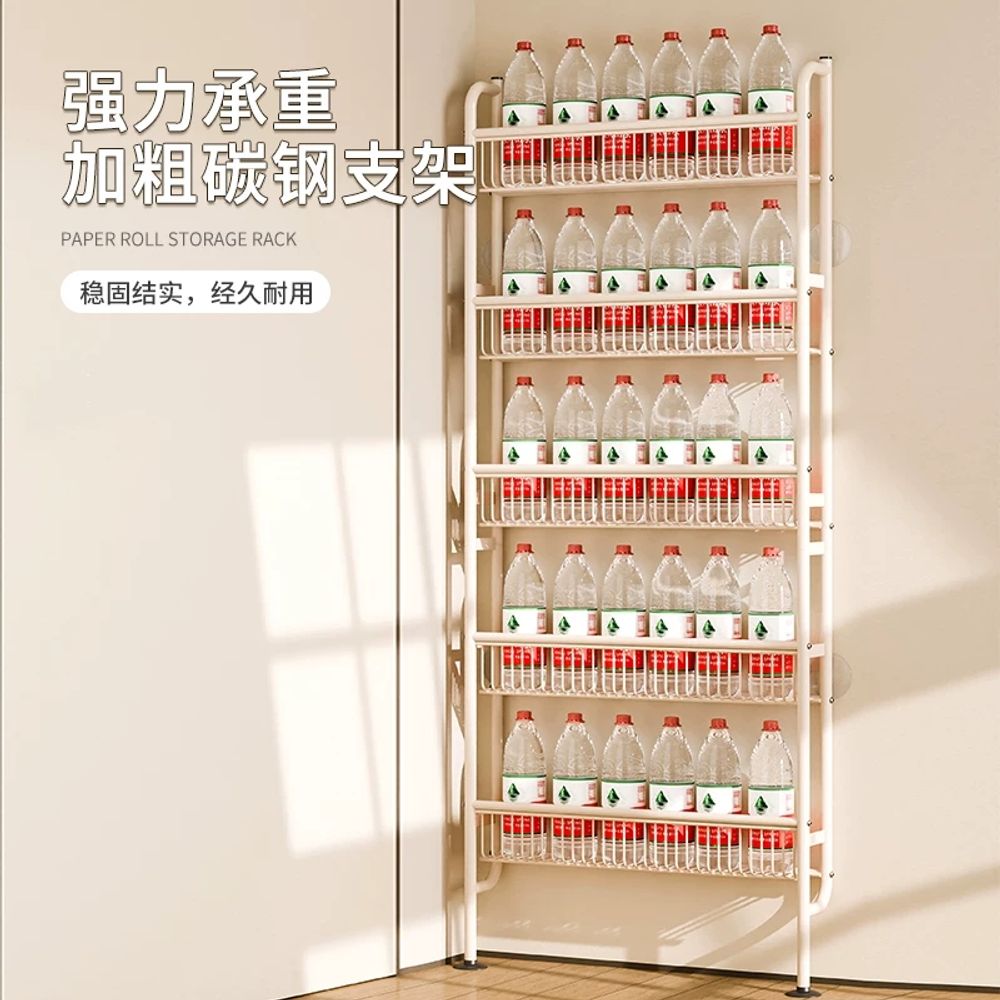 문뒤 수납장 얇은 초박형 좁은공간 주방수납 캐비닛 도어형 원목 슬림형 틈새장 - 상세 이미지 5