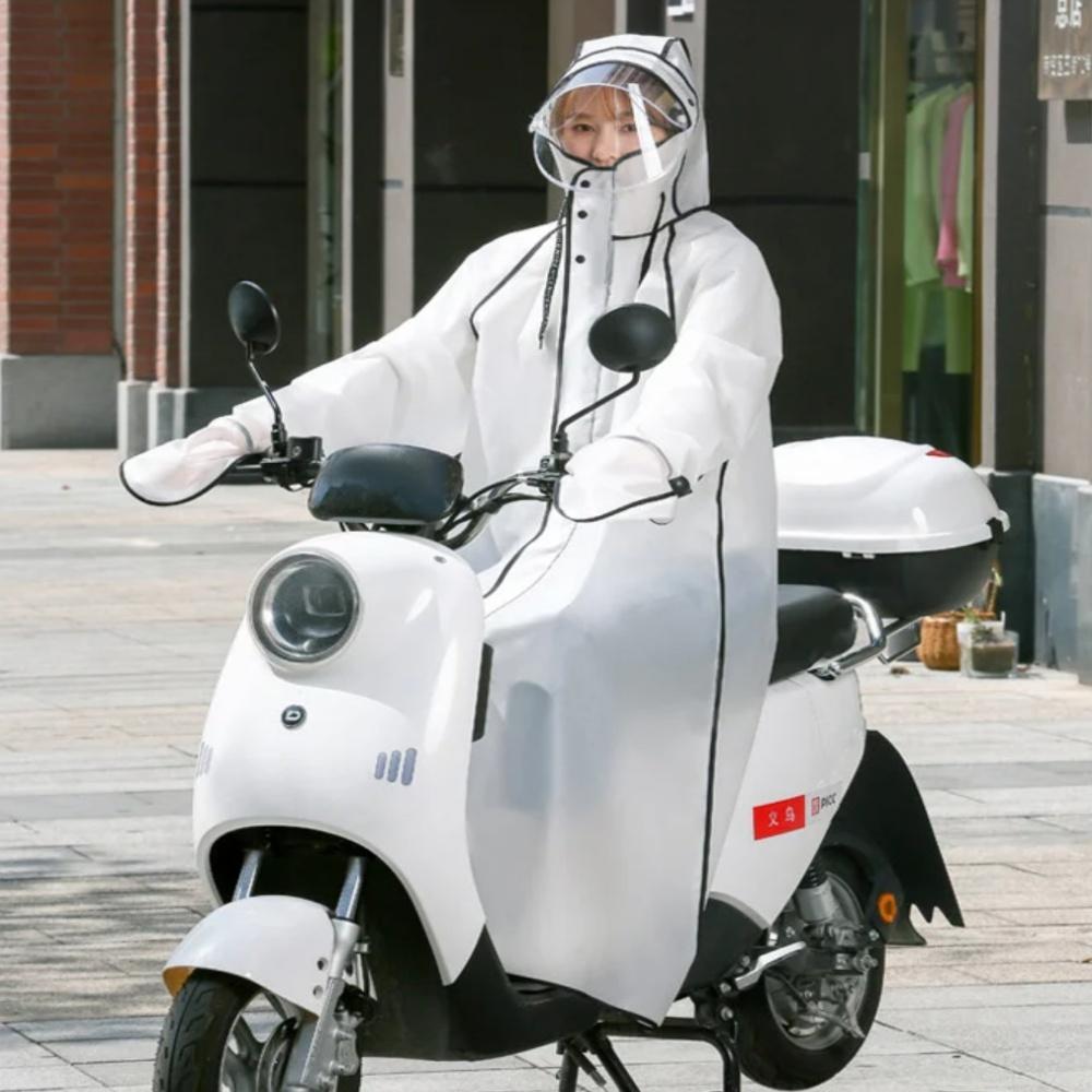 바이크우비 오토바이우비 오토바이비옷 라이더 우의 배달 자전거 - 상품 이미지