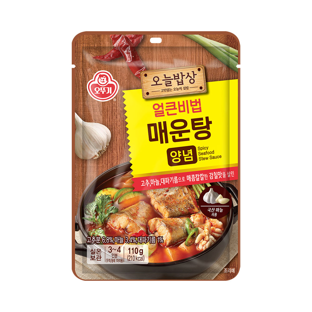 오뚜기 오늘밥상 얼큰비법 매운탕양념 110g