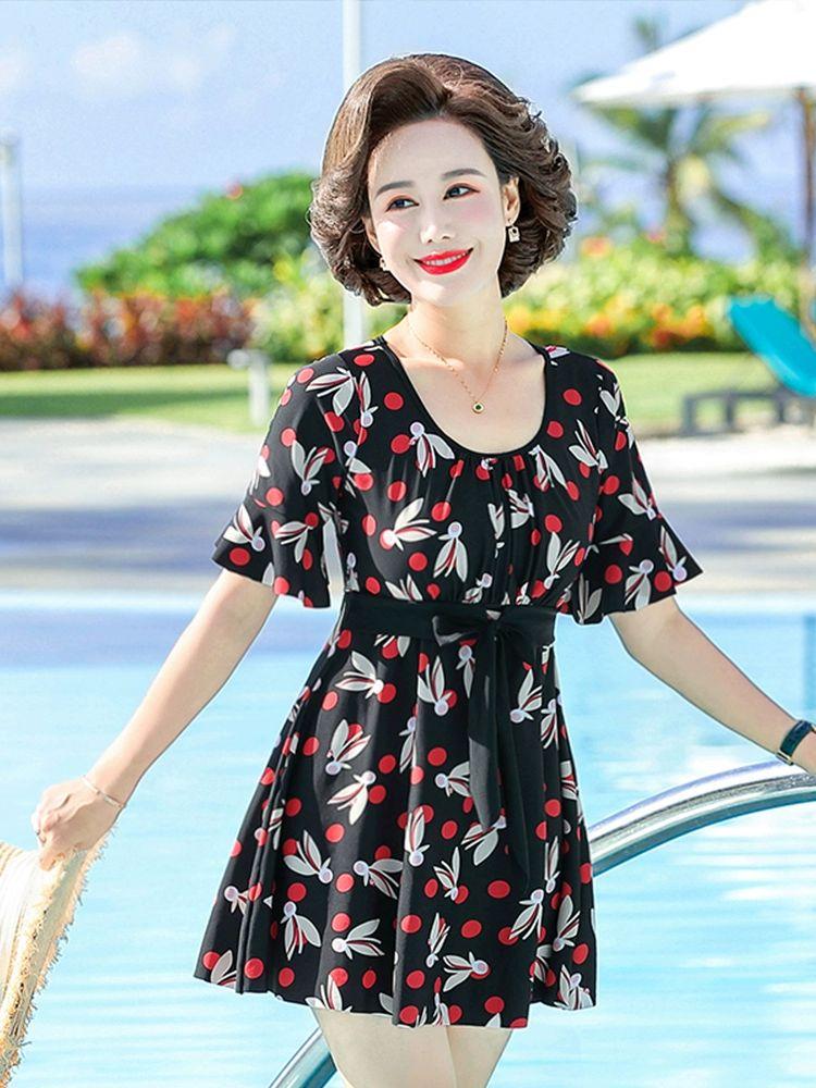 60대래쉬가드 할머니 중년레쉬가드 엄마 아줌마 진파랑 메인 이미지 스타일 L - 상세 이미지 2