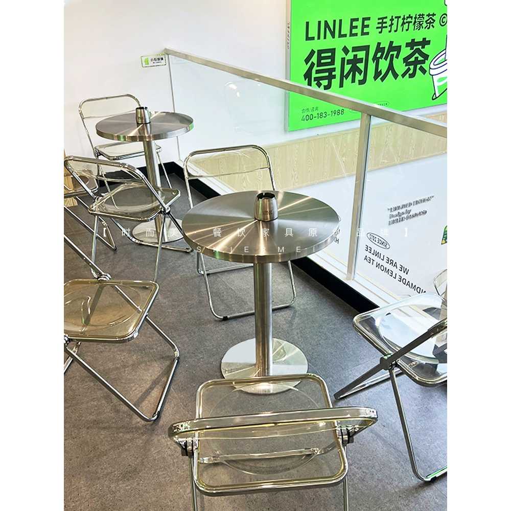 스탠 사각탁자 테라스 클럽 레스토랑 용 패스트푸드 바 - 상세 이미지 4