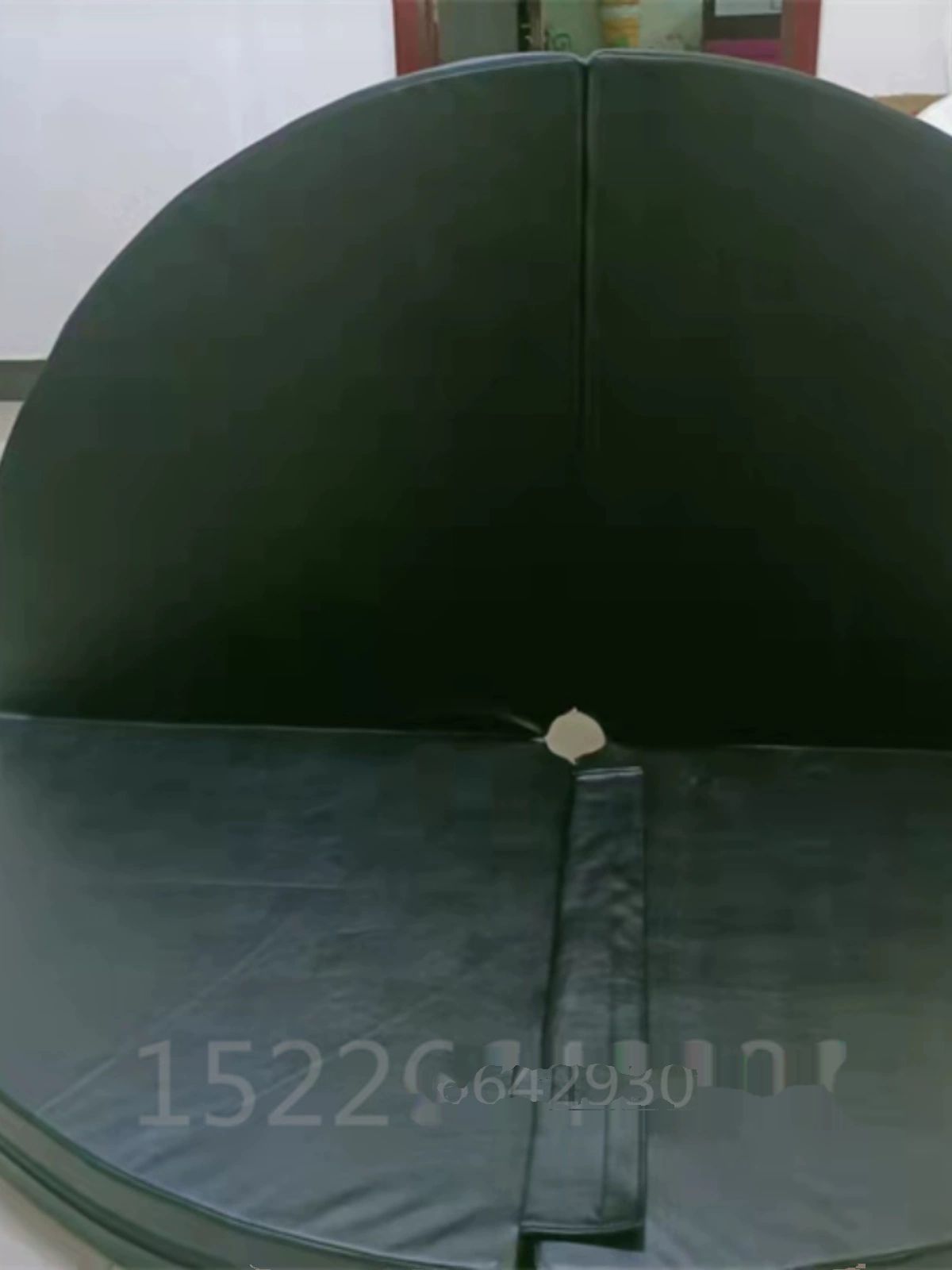 폴댄스매트 가죽 요가 원형 체조매트 고탄성 낙하방지 직경 2M x 두께 3cm - 상세 이미지 4