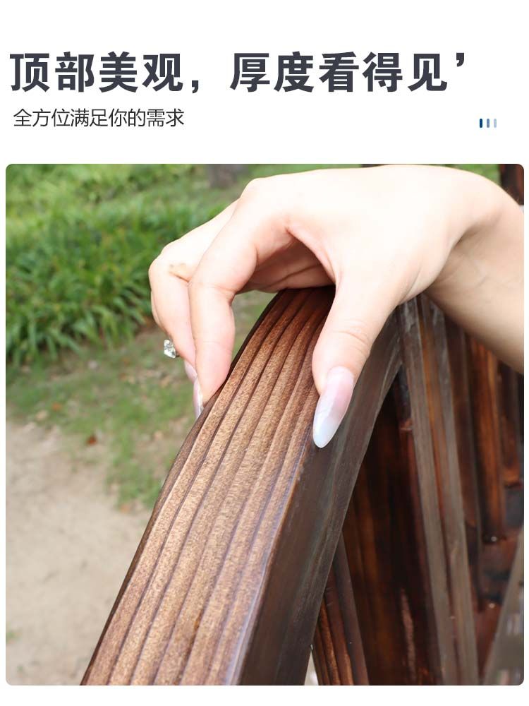 나무 울타리문 원목 주택 야외 대문 출입문 방부목 양문 가든문 - 상세 이미지 4