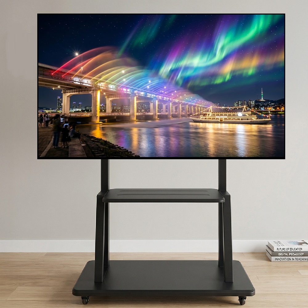 이동식 TV 거치대 189cm(75인치) 대형 215cm(85인치) 고중량 티비스탠드 - 상세 이미지 4