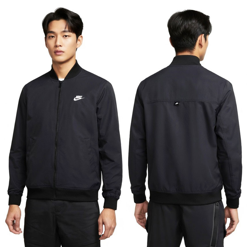 나이키 NSW 에센셜 우븐 남성 바람막이 블루종 봄버 자켓 DM6822 블랙, XL 이미지 8