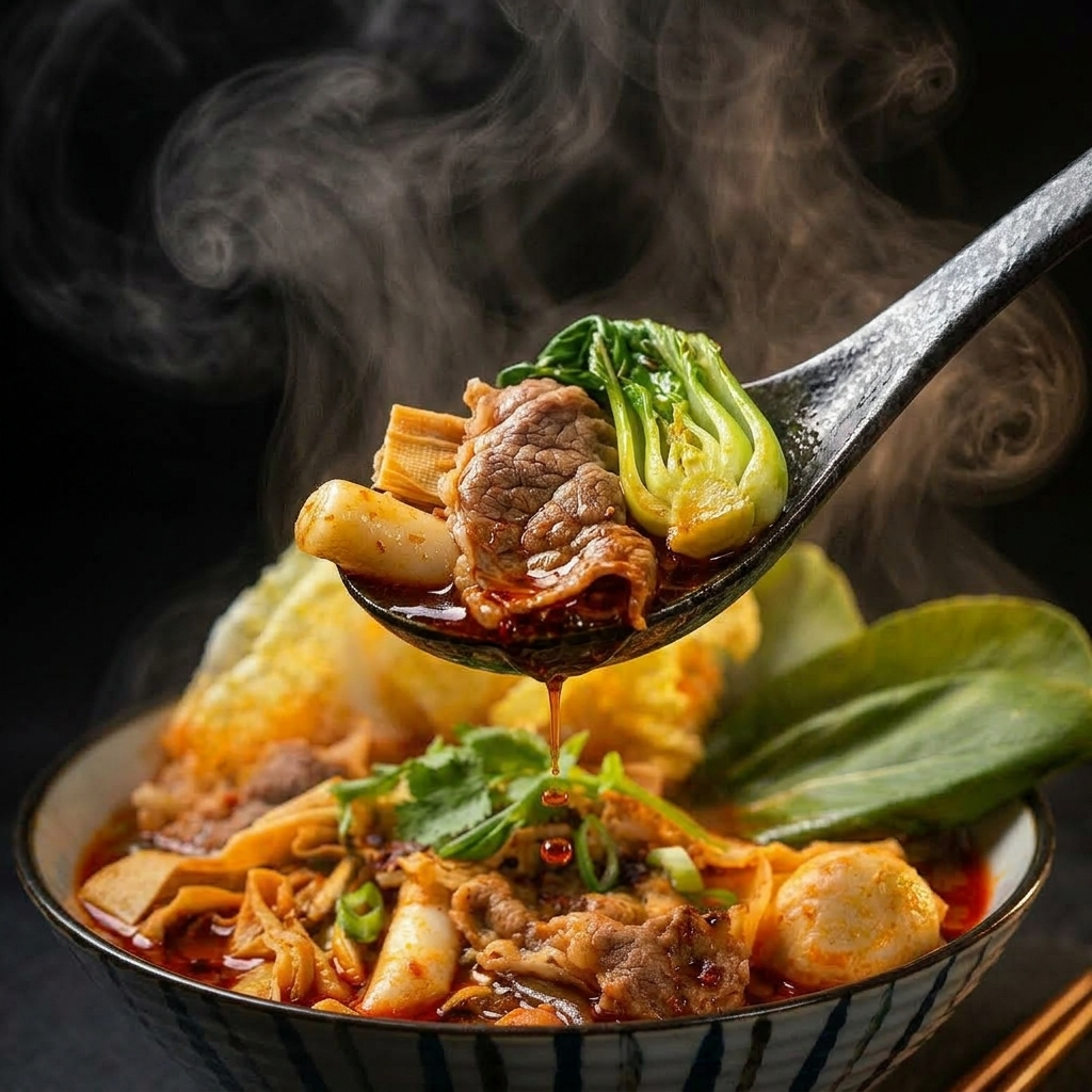 밀키트랜드 1키로 더진한 사천 마라탕 밀키트 홈파티 집들이음식 2인분 1kg - 상세 이미지 2