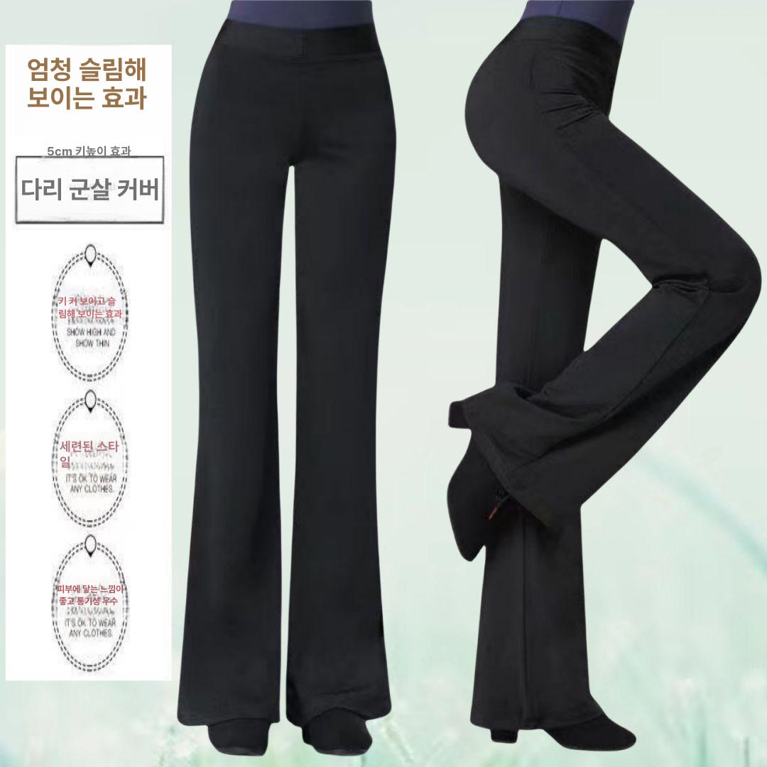 연영과 입시복 하의 치마 여성 댄스 무용복 바지 블랙 하이웨이스트 M - 상세 이미지 2