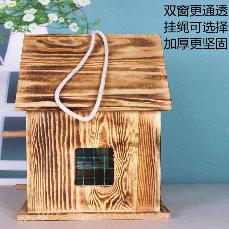 새집 야외 나무새집 정원 대형 버드하우스 둥지 텃밭용 - 상세 이미지 3