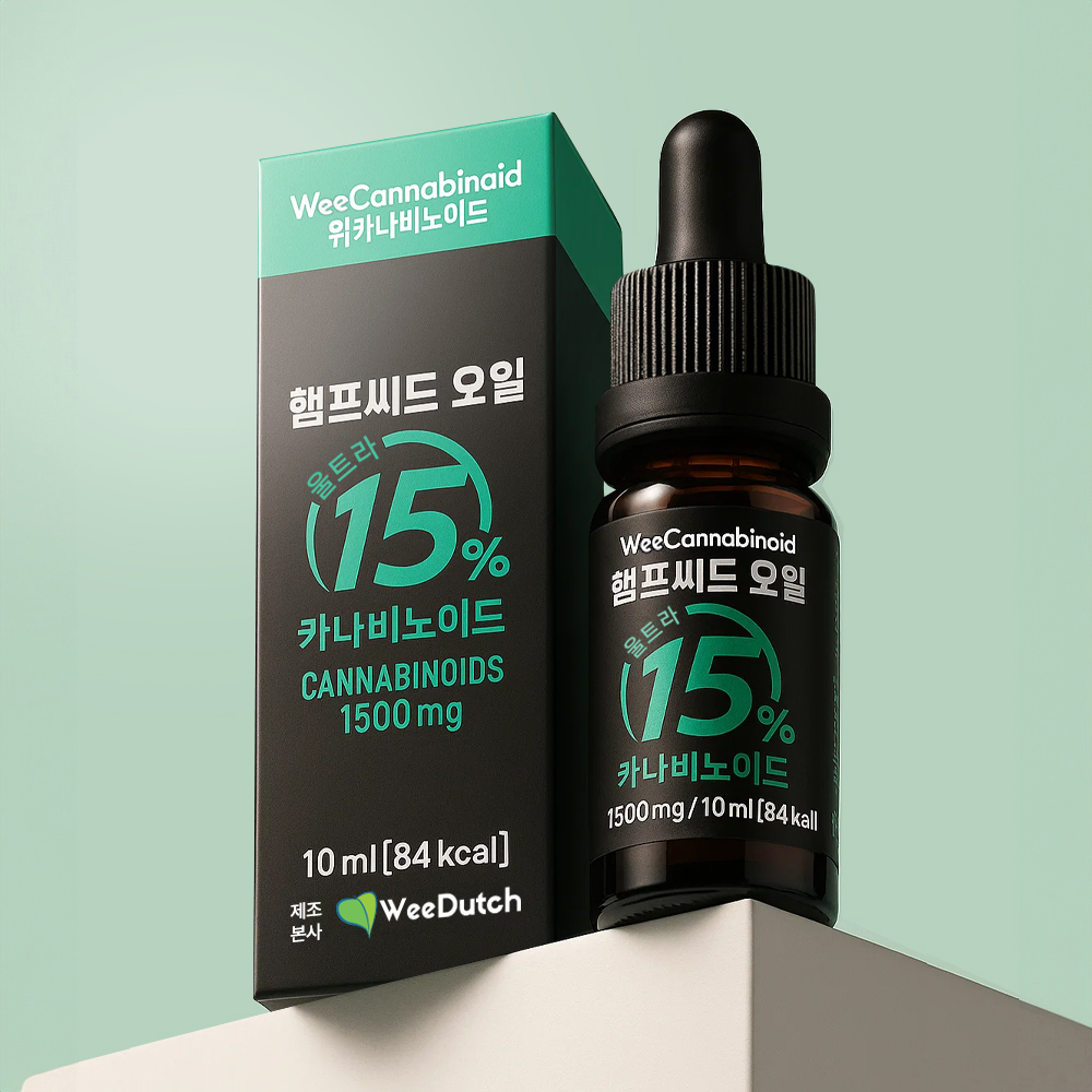 [할인특가] 위카나비노이드 대마종자유 울트라 15% 햄프씨드 오일 10ml, 1개 - 상품 이미지
