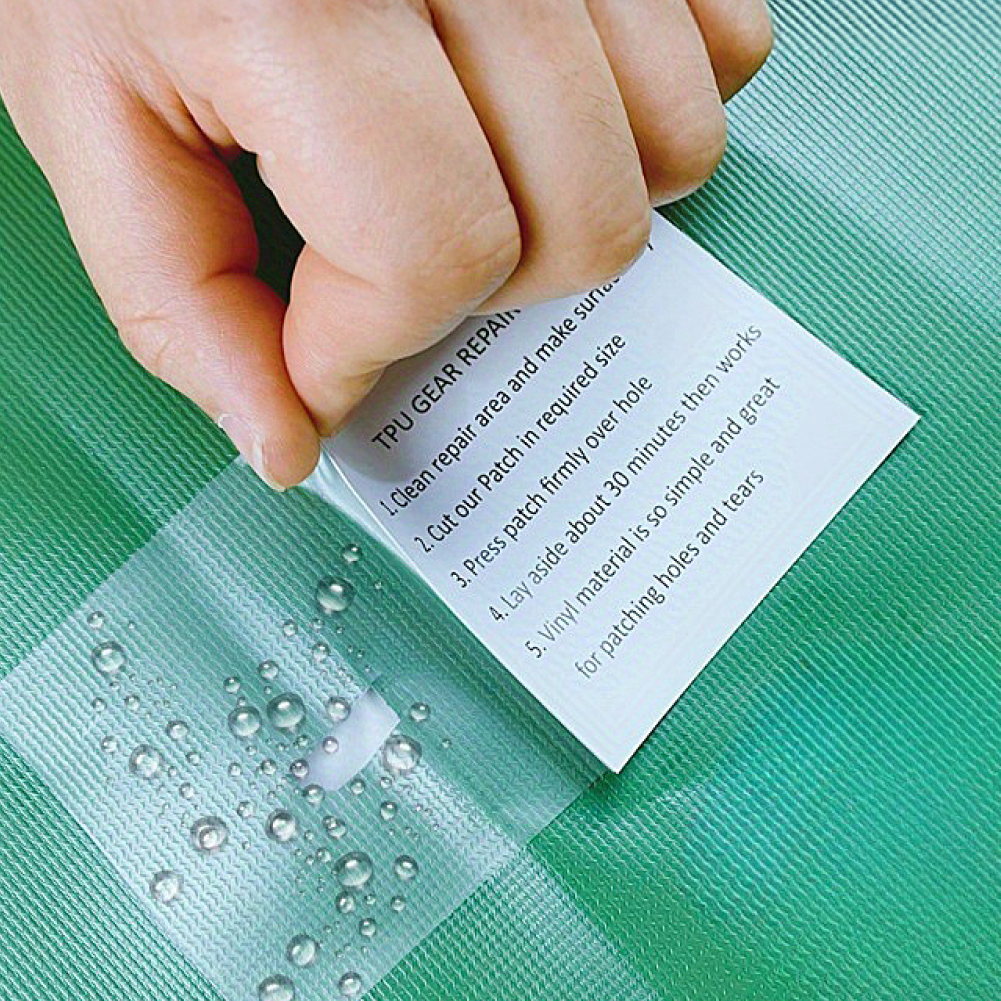 500651 텐트 수선 테이프 1M 캠핑 보수 방수 아웃도어용 용품 천보수 응급수선 - 상품 이미지