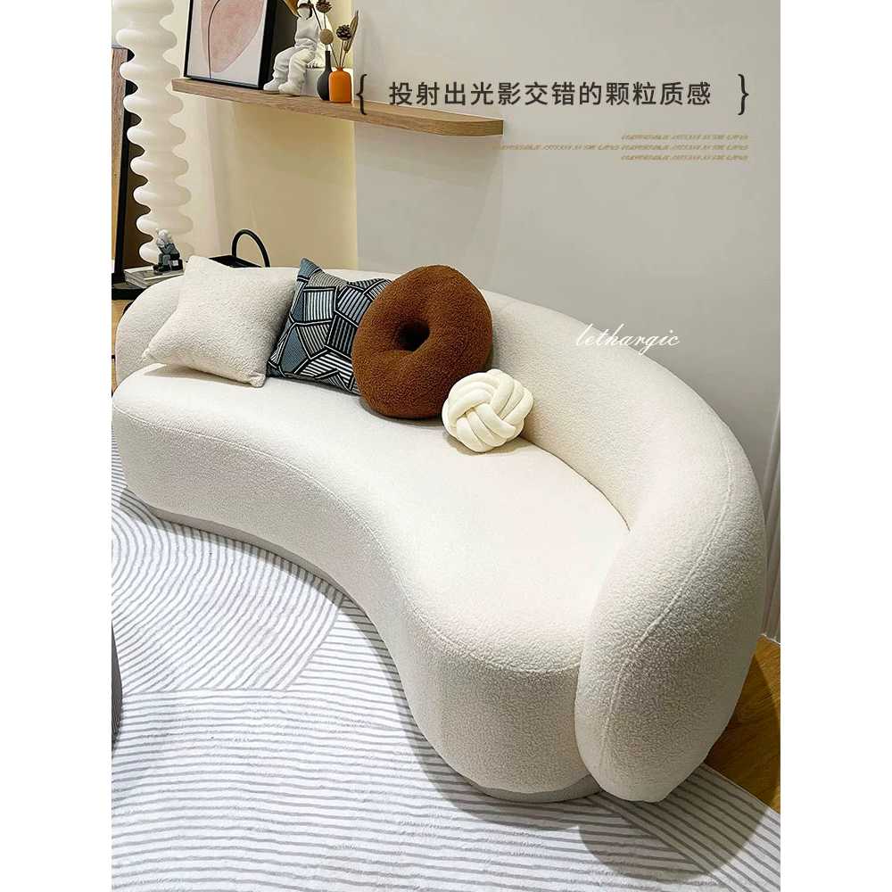 카우치 소파 휴게실 곡선 대기실 용 라운드 체어 쇼파 - 상세 이미지 2