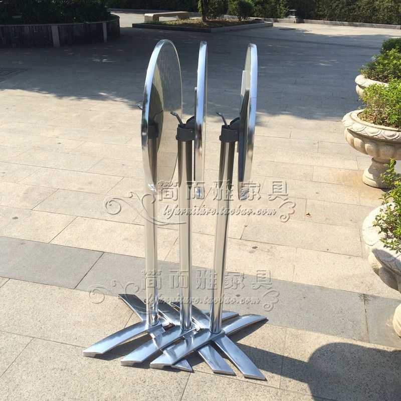 작은 원형 테이블 다이닝 접이식 용 홈바 카페 녹방지 - 상세 이미지 5