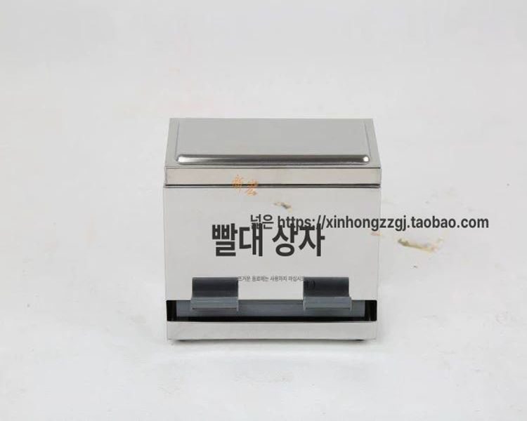 빨대 디스펜서 카페 스트로우 매장용 스테인리스 식당 케이스 탕비실 홀더 스틱형 - 상세 이미지 3