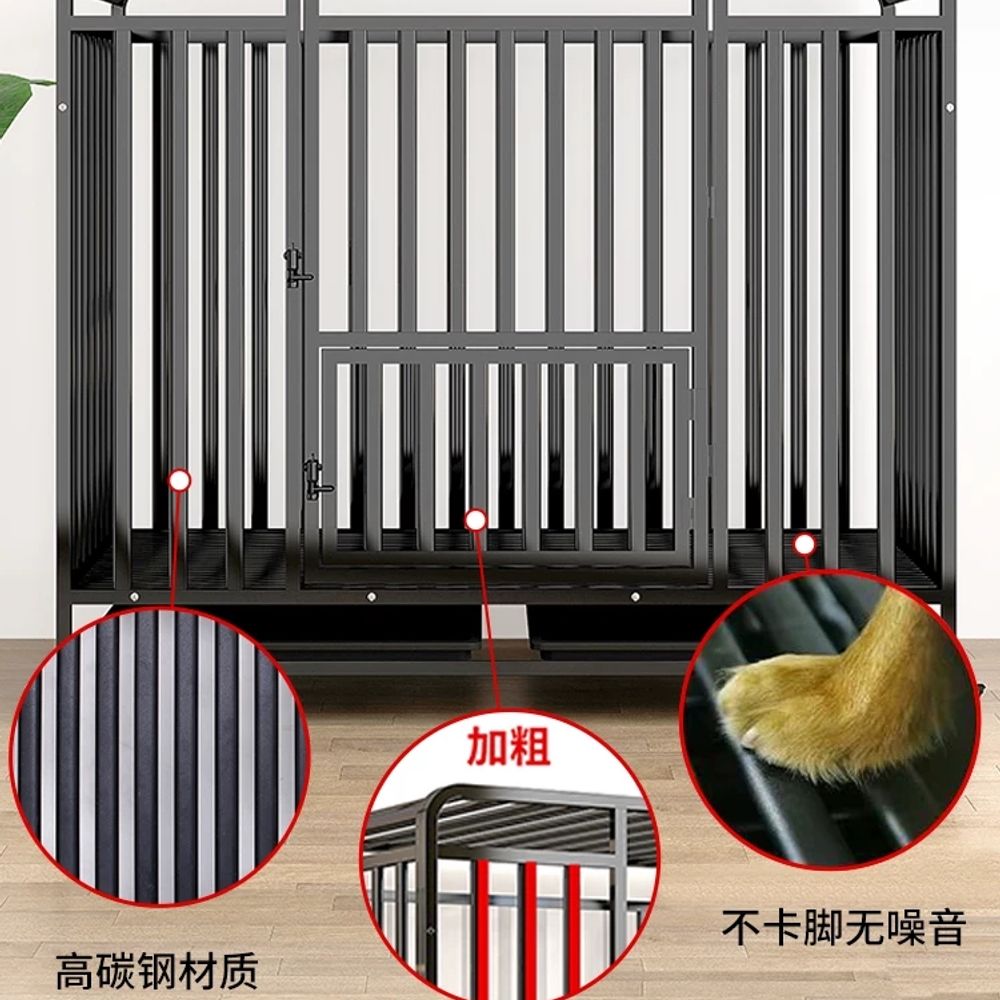 대형 케이지 강아지 철창 반려견 펜스 애완동물 철제 하우스 울타리 - 상세 이미지 2