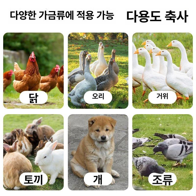 야외 닭장 조립형 대형 사육장 닭집 토끼장 양계장 워터프루프 가축 하우스 병아리 - 상세 이미지 5