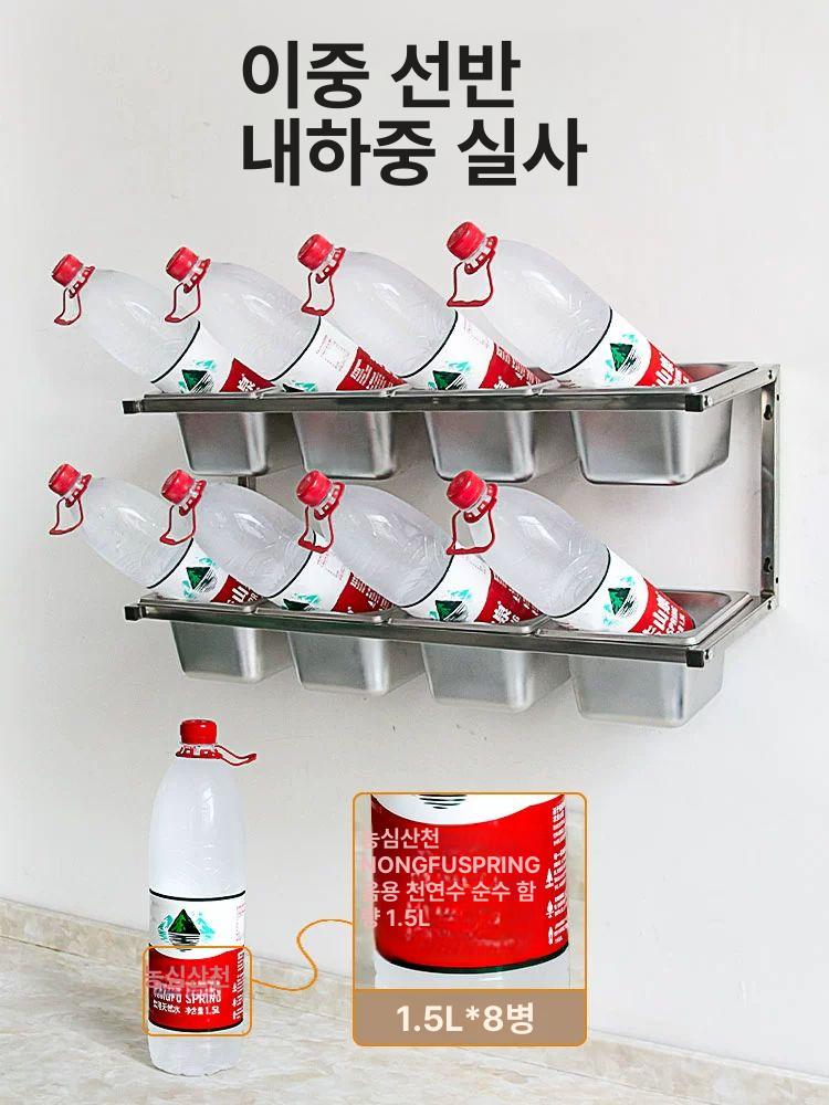 양념 보관통 업소용 수납 트레이 벽걸이 디스펜서 청결 식당 주방 현관 - 상세 이미지 3