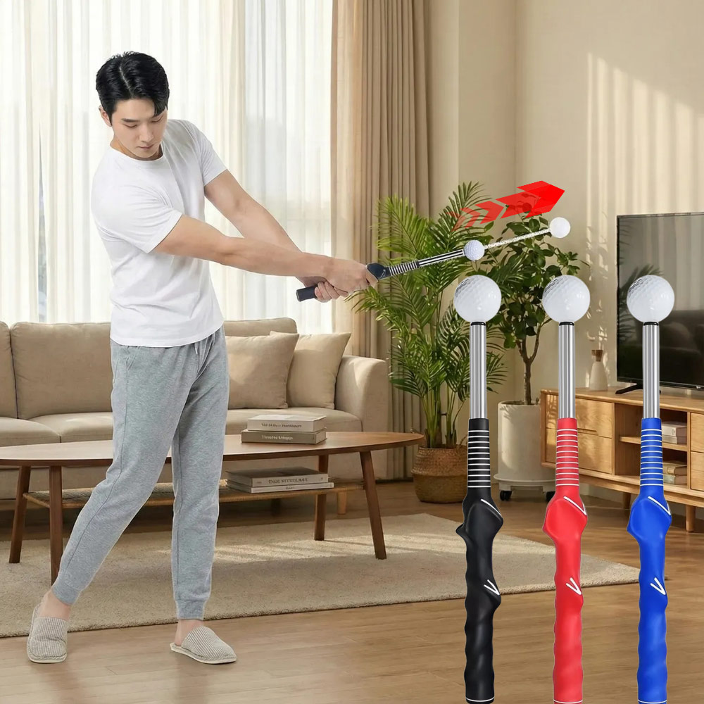 IT- 26001 골프 스윙 연습기 도구 골프클럽 비거리 골프레슨 스크린골프장 - 상품 이미지