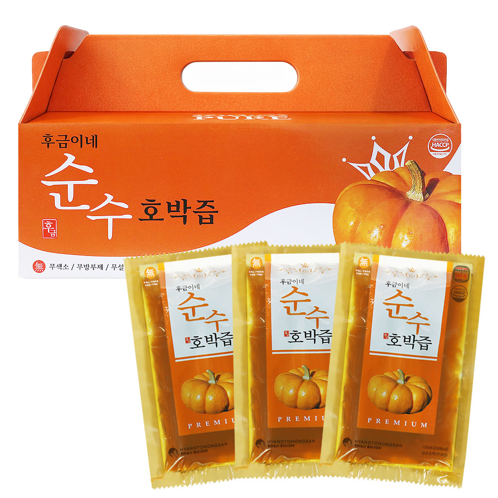 후금이네 순수 늙은 호박즙 30포, 1개 - 메인 이미지