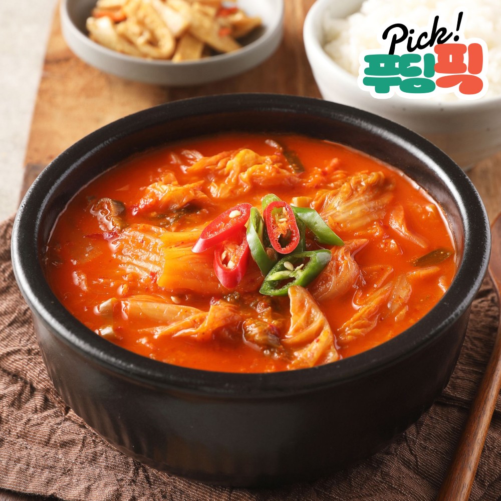 [푸딩픽] 원팩 찌개 골라담기 3팩 (김치 된장 청국장 고추장 오징어 뚝불) 물만 부으면 완성 간편 집밥 쟁여템 - 상세 이미지 2