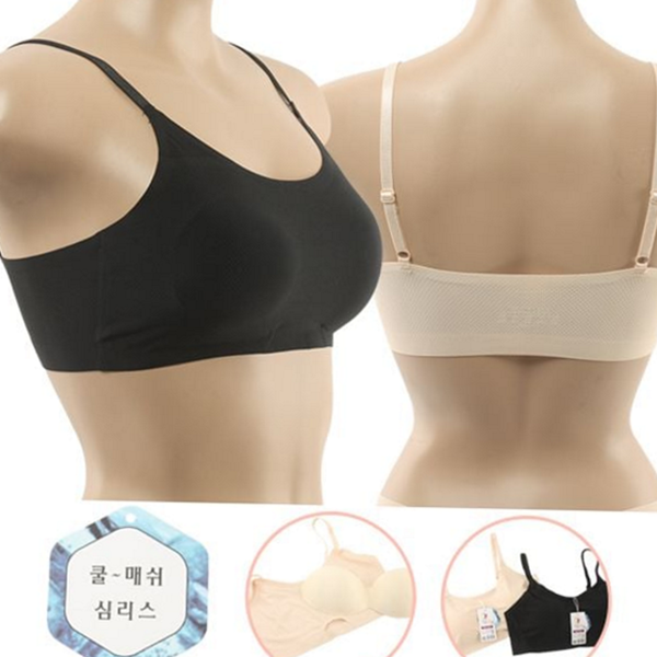 데일리 여성 브라 와이어리스 여성 스포츠브라 심리스 수면 - 상품 이미지