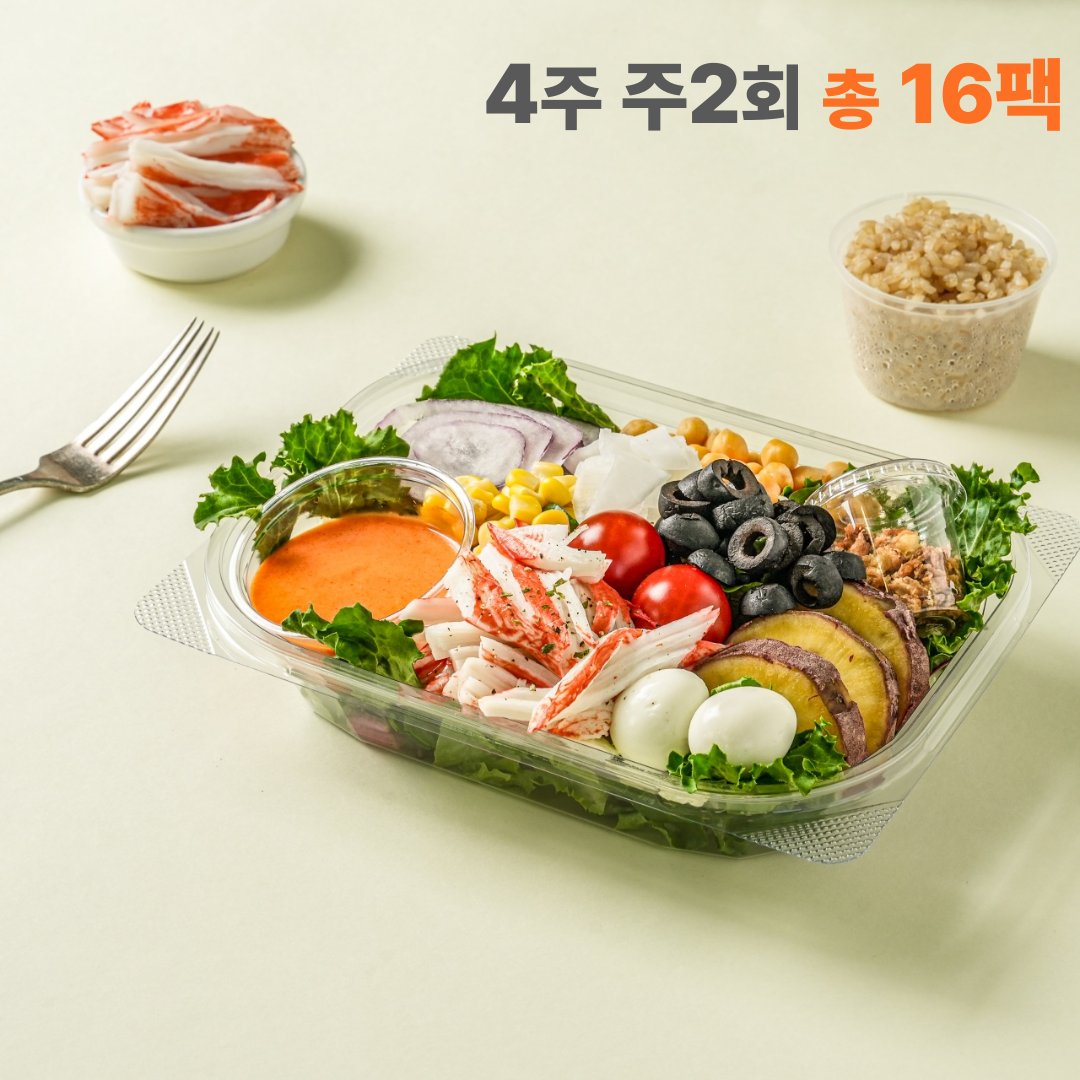 샐러드 정기배송 주2회 도시락 신선야채 식단 도시락 샐러드 리뷰