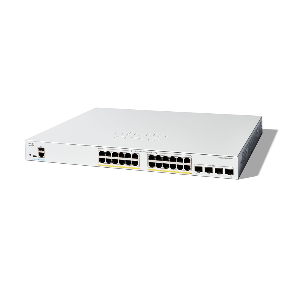 시스코 C1300-24FP-4X 24포트 Full PoE+ 기가비트 스위치 10G 4SFP - 상세 이미지 2