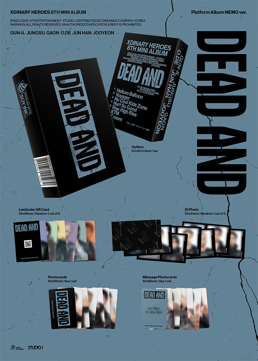 DEAD AND Mini Album イラストレーション キーリング セット — Xdinary Heroes