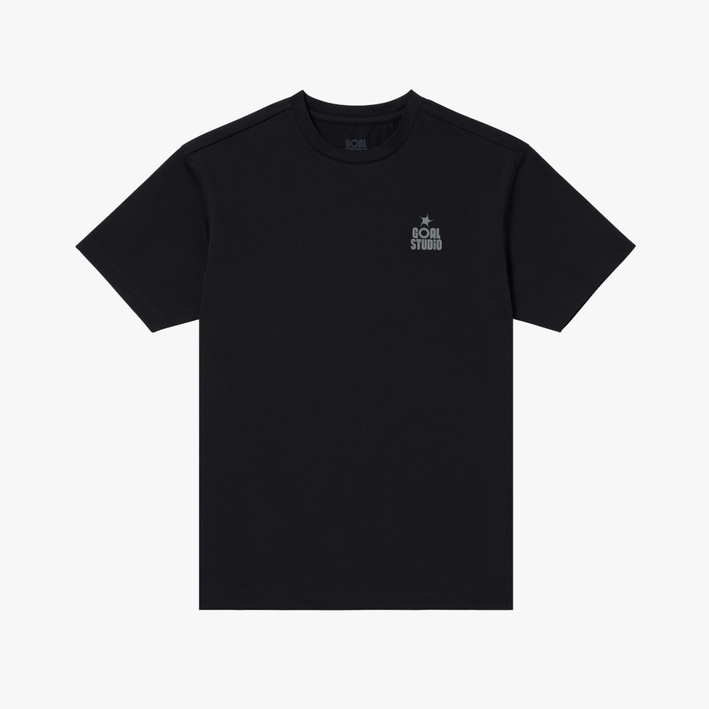 GOAL DOT LOGO AIRDRY TEE-BLACK - 상세 이미지 2