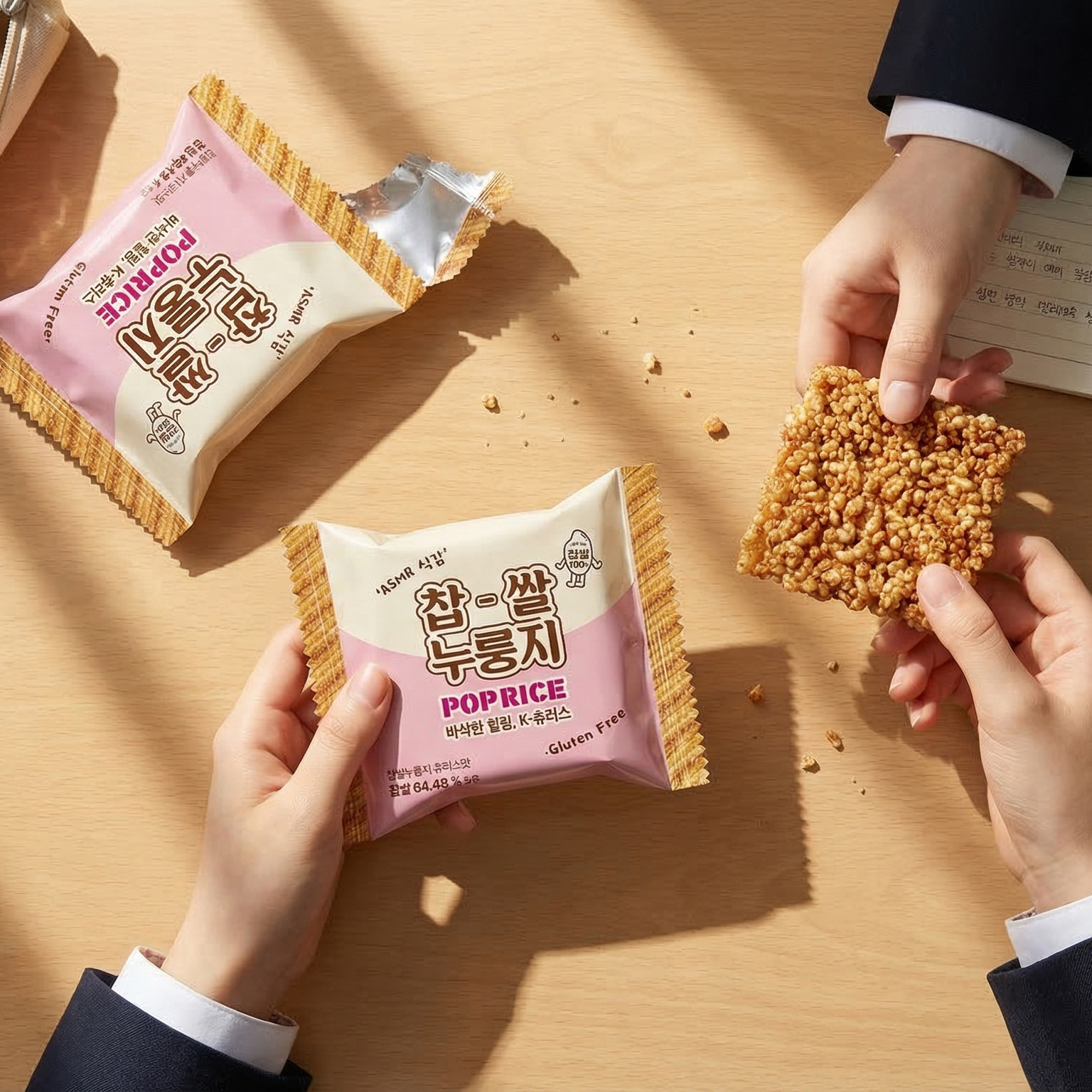 찹쌀 누룽지 쌀과자 POP RICE 스낵 츄러스, 100g, 1개 이미지 7