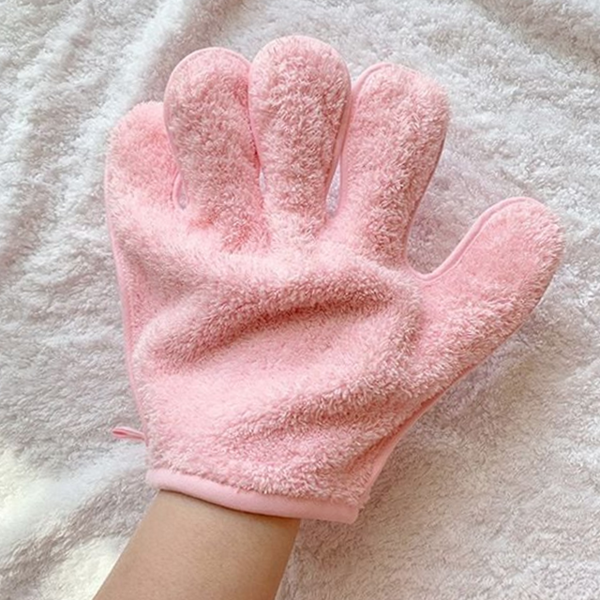 고양이 반려동물 드라이 장갑 목욕타월 강아지 드라이 장갑 건조 헤어 극세사 목욕타월 용품 - 상품 이미지