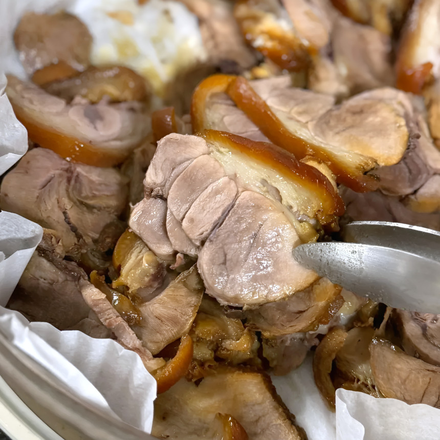 삼형제고기 흑마늘 순살 족발 250g 1팩 제로당 돼지 슬라이스 무뼈 사진 3